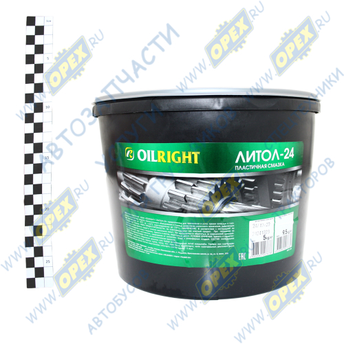6051 Смазка многоцелевая ЛИТОЛ-24 (ведро 5кг) Oil Right1